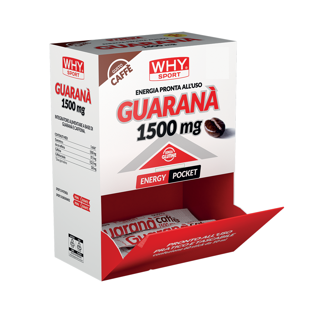 GUARANÀ 1500 mg CAFFÈ stick 10 ml