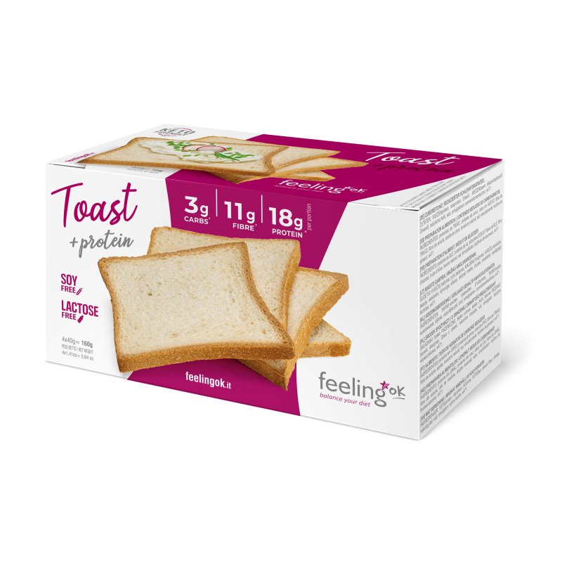 Toast +protein natural 160g (4x40g)
